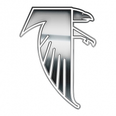 Atlanta Falcons Silver Logo heat sticker