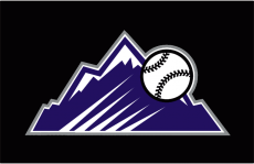 Colorado Rockies 2013-2016 Batting Practice Logo heat sticker