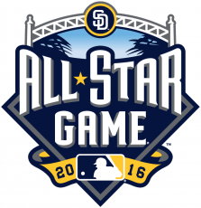 MLB All-Star Game 2016 Logo heat sticker