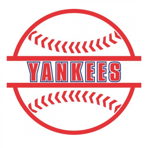 Baseball New York Yankees Logo heat sticker