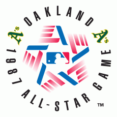 MLB All-Star Game 1987 Logo custom vinyl decal