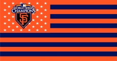 World Series Champions Flag001 logo heat sticker