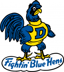 Delaware Blue Hens 1967-1986 Secondary Logo custom vinyl decal