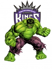Sacramento Kings Hulk Logo custom vinyl decal