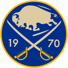 Buffalo Sabres 2010 11 Anniversary Logo heat sticker