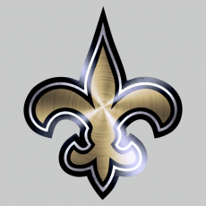 New Orleans Saints Stainless steel logo heat sticker