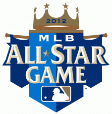 MLB All-Star Game 2012 Logo heat sticker