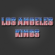 Los Angeles Kings American Captain Logo custom vinyl decal