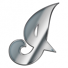 Cleveland Indians Silver Logo heat sticker