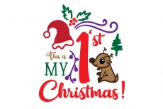 Christmas Logo 19 heat sticker