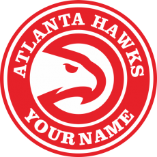 Atlanta Hawks Customized Logo custom vinyl decal