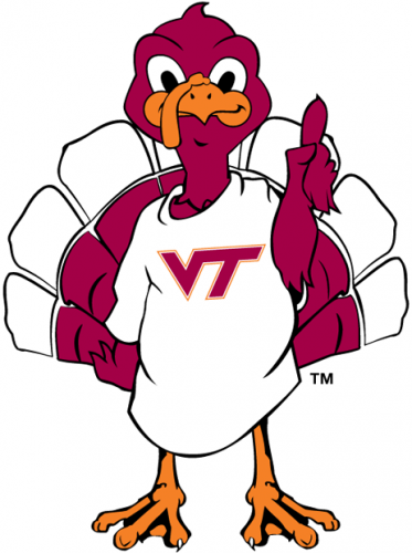 Virginia Tech Hokies 2000-Pres Mascot Logo 02 custom vinyl decal