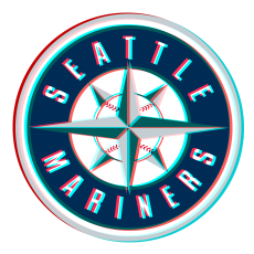 Phantom Seattle Mariners logo custom vinyl decal