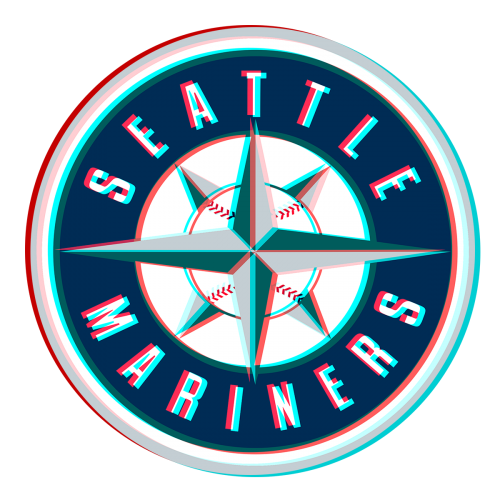 Phantom Seattle Mariners logo heat sticker