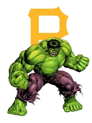 Pittsburgh Pirates Hulk Logo heat sticker