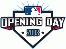 MLB Opening Day 2003 Logo custom vinyl decal