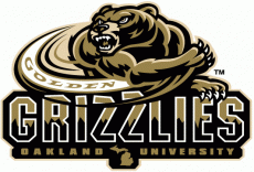 Oakland Golden Grizzlies 2002-2011 Secondary Logo heat sticker