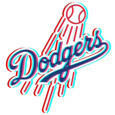 Phantom Los Angeles Dodgers logo custom vinyl decal