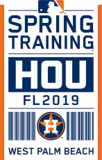 Houston Astros 2019 Event Logo custom vinyl decal