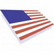 Flag Logo 02 custom vinyl decal