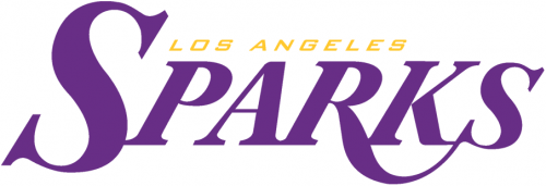 Los Angeles Sparks 1997-Pres Wordmark Logo heat sticker