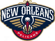 New Orleans Pelicans 2013-2014 Pres Primary Logo heat sticker