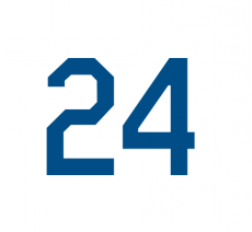 Seattle Mariners custom number 24 material twill