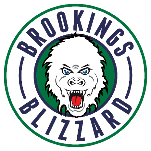 Brookings Blizzard 2016 17-Pres Primary Logo custom vinyl decal