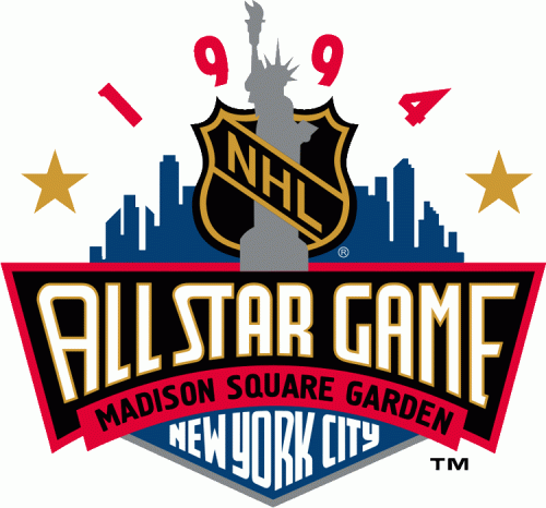 NHL All-Star Game 1993-1994 Logo heat sticker
