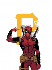 Pittsburgh Pirates Deadpool Logo heat sticker