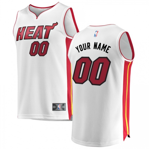Miami Heat Custom Letter and Number Kits for Association Jersey Material Vinyl