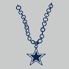 Dallas Cowboys Necklace logo heat sticker