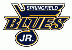 Springfield Junior Blues 2005 06-2014 15 Primary Logo custom vinyl decal