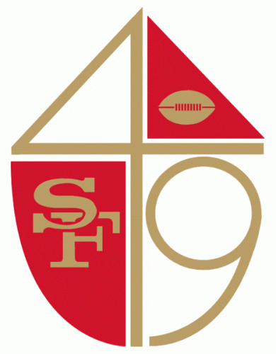 San Francisco 49ers 1965-1972 Alternate Logo custom vinyl decal