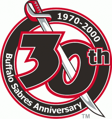 Buffalo Sabres 1999 00 Anniversary Logo custom vinyl decal