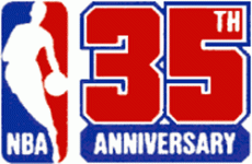 National Basketball Association 1980-1981 Anniversary Logo custom vinyl decal