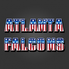 Atlanta Falcons American Captain Logo heat sticker