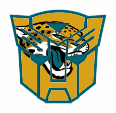 Autobots Jacksonville Jaguars logo custom vinyl decal