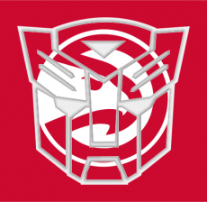 Autobots Atlanta Hawks logo heat sticker
