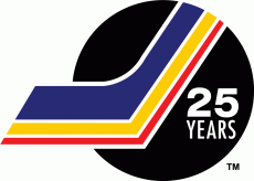 St. Louis Blues 1991 92 Anniversary Logo heat sticker
