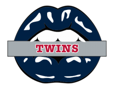 Minnesota Twins Lips Logo custom vinyl decal