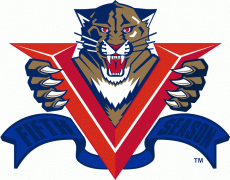 Florida Panthers 1997 98 Anniversary Logo heat sticker