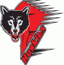 Rouyn-Noranda Huskies 1996 97-2005 06 Primary Logo heat sticker