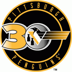 Pittsburgh Penguins 1996 97 Anniversary Logo custom vinyl decal