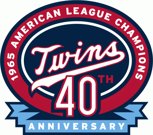 Minnesota Twins 2005 Champion Logo heat sticker