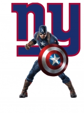 New York Giants Captain America Logo heat sticker