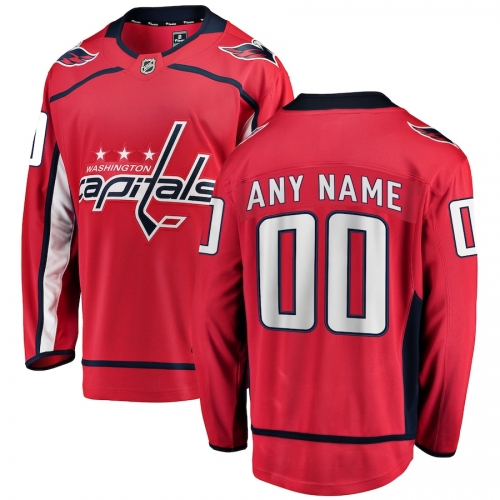 Washington Capitals Custom Letter and Number Kits for Home Jersey Material Vinyl