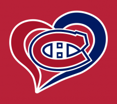 Montreal Canadiens Heart Logo custom vinyl decal