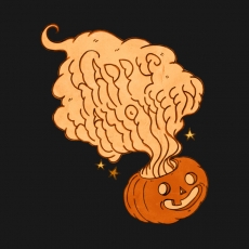 Halloween Logo 16 heat sticker