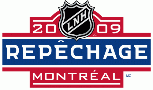 NHL Draft 2008-2009 Language Logo heat sticker